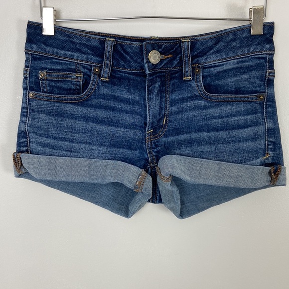 ✨3/$25✨ American Eagle Super Stretch Jean Shorts - 2 - Picture 1 of 8
